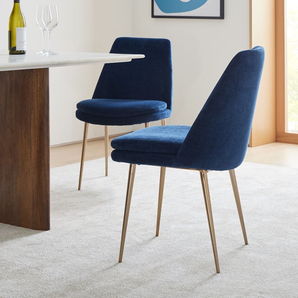 Finley LowBack Upholstered Dining Chair (Set of 2) West Elm Australia